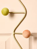 Oliver Bonas multi gold velvet door hooks - British product