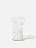 Oliver Bonas Juana spiral clear glass vase 26cm (British brand)