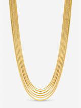 Next Inicio Gold Plated Multi Layered Necklace- Buy online at McGrocer