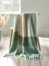 Next Catherine Lansfield Green Check So Soft Throw Blanket 130x170cm- Buy online at McGrocer