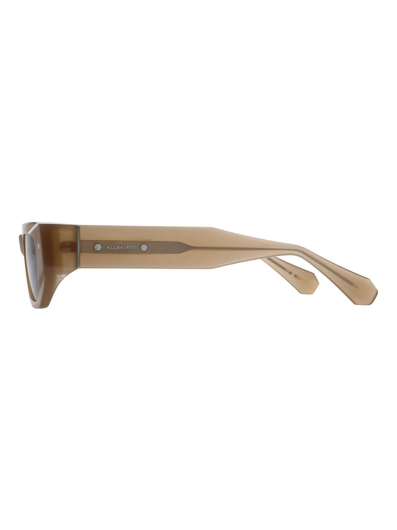 AllSaints SLOAN sunglasses in milky cognac, imported from the UK