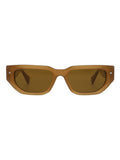 AllSaints SLOAN sunglasses in milky cognac, imported from the UK