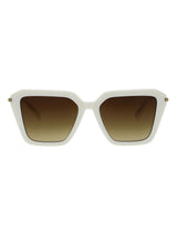 Next AllSaints GWEN Crème Frame Sunglasses - Brown Gradient Lenses - 55/18-145- Buy online at McGrocer