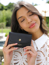 Next Luella Grey Black Marina Medium Purse- Buy online at McGrocer