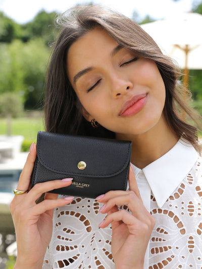 Next Luella Grey Black Marina Medium Purse- Buy online at McGrocer