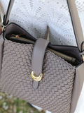 Luella Grey Flora weave hobo bag, imported from the UK
