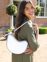 Next Luella Grey Cora Saddle Cross-Body Bag- Buy online at McGrocer