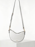 Luella Grey Cora saddle cross-body bag in white - British product