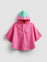 Next JoJo Maman Bébé Pink Strawberry Hooded Poncho Towel- Buy online at McGrocer