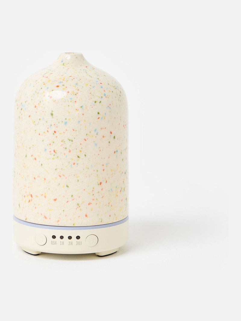 Oliver Bonas cream splatter ceramic electric diffuser (British brand)