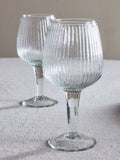 Nkuku clear wine glasses set of 4 (British brand)