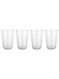 Nkuku Pani clear highball glasses set of 4 - British product