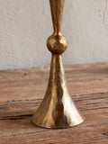 Nkuku candle holder with fluted iron design (British brand)
