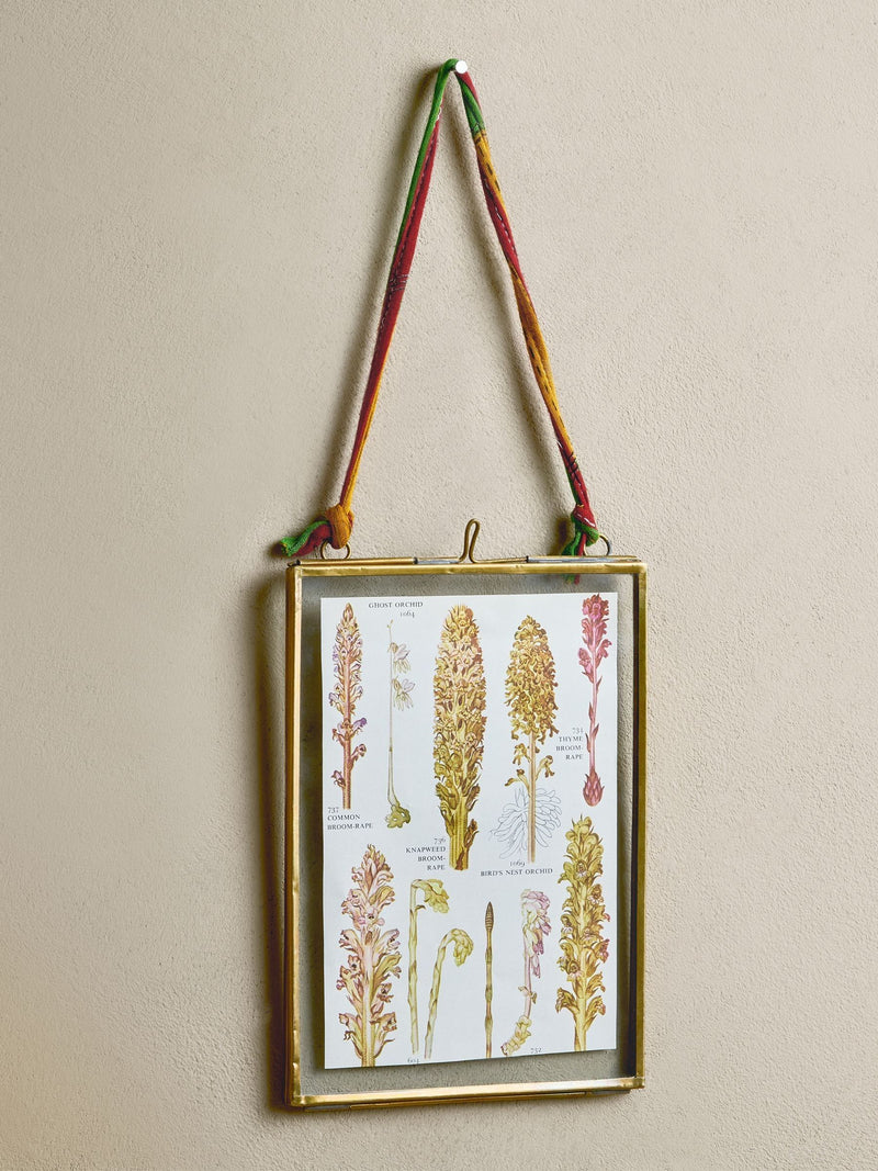 Nkuku Kiko antique brass photo frame 5x7 (British brand)