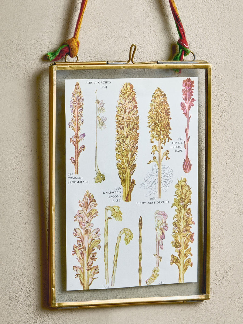 Nkuku Kiko antique brass photo frame 5x7 (British brand)