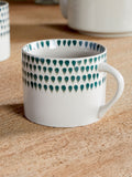 Nkuku small mugs drop design - British product