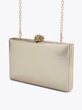 Kurt Geiger London gold crystal clutch bag, UK version
