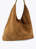 Kurt Geiger London brown suede large slouch hobo bag, UK version