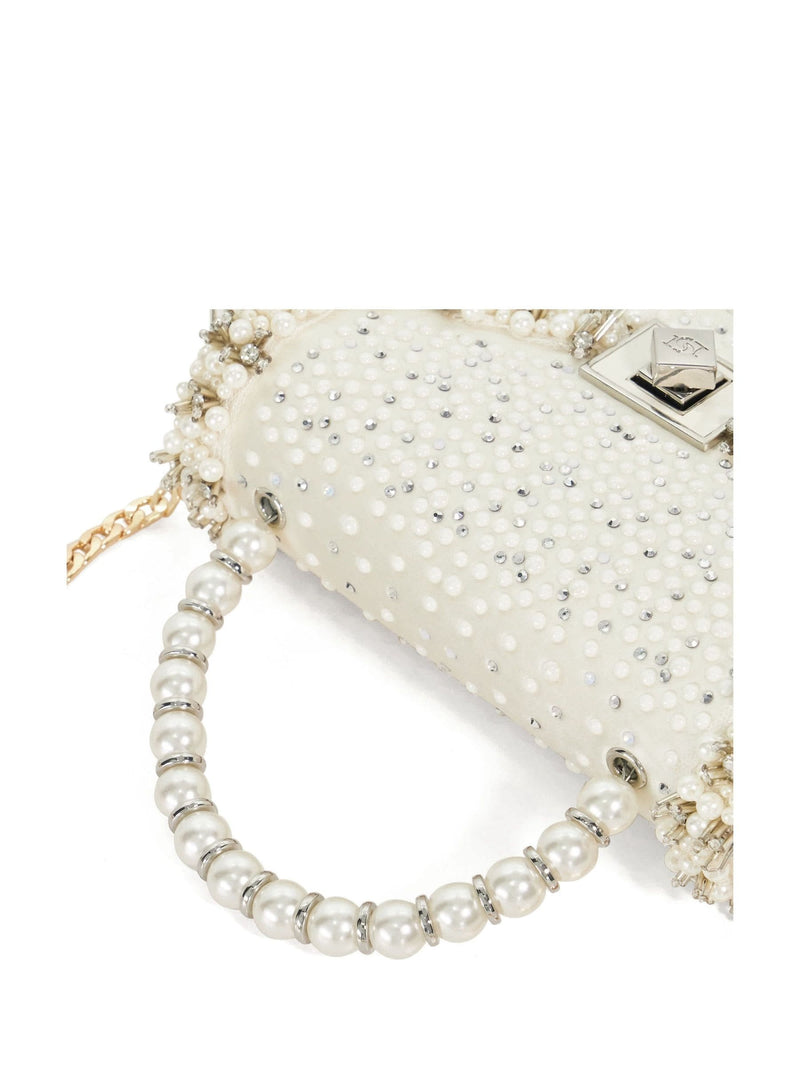 Dune London white pearl bridesmaid bag, imported from the UK