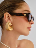 Le Specs Brown Tootsie cat-eye sunglasses, imported from the UK
