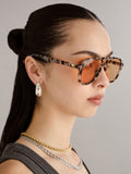 Le Specs Brown Tragic Magic sunglasses, imported from the UK