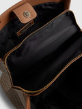 River Island brown monogram chain tote bag, UK version