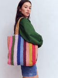 Boden Cream Shopper tote bag (British brand)