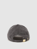Reiss grey cotton corduroy baseball cap, imported from the UK