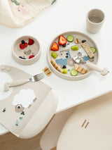 Next Done by Deer Natural Easy-Grip Deer Friends Spoon and Fork Set- Buy online at McGrocer