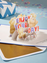 Next Hallmark Blue Celebrate Enjoy Your Day 3D Forever Friends Card- Buy online at McGrocer