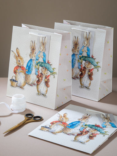 Next Hallmark Cream Peter Rabbit & Friends Gift Bag, 3 Medium- Buy online at McGrocer