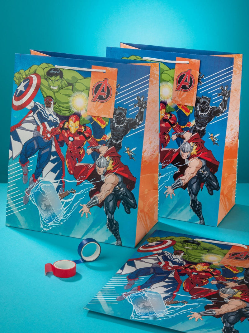 Hallmark Marvel Avengers large gift bag pack of 3 (British brand)