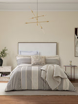 Next Bedeck of Belfast Neutral Alba Quilted Throw 230cm x 250cm- Buy online at McGrocer