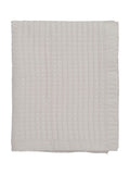 Bedeck of Belfast Neutral Alba quilted throw, imported from the UK