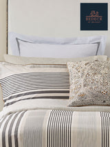 Next Bedeck of Belfast White Alba Embroidered 180 Thread Count Cotton Pillowcase Pair- Buy online at McGrocer