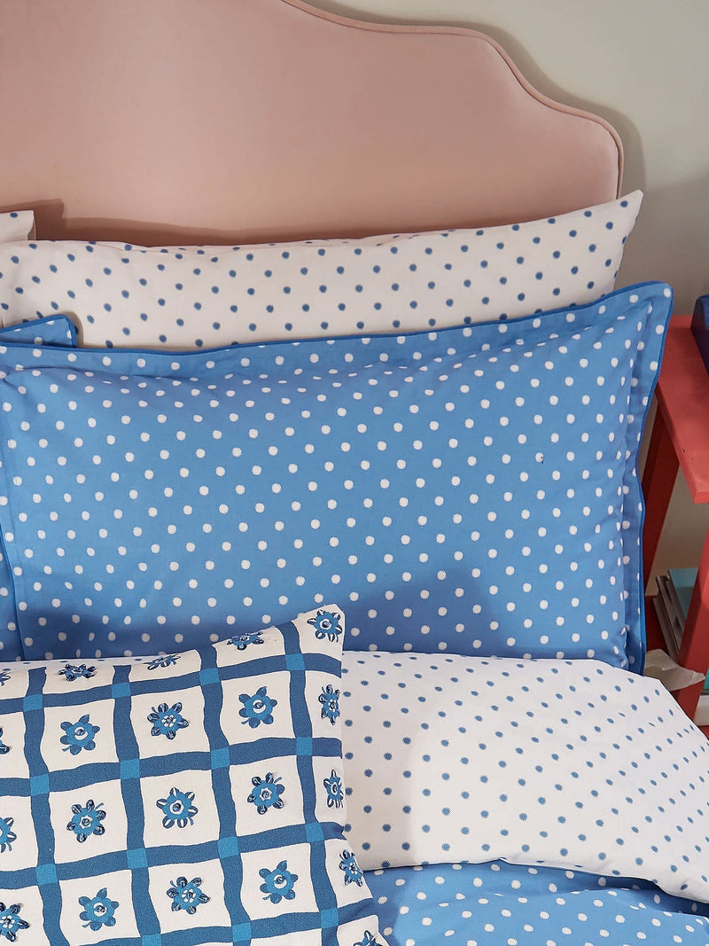 Land & Shore Sora cotton pillowcases pair, imported from the UK