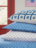 Land & Shore Sora cotton pillowcases pair, imported from the UK