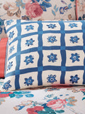 Land & Shore Sora cushion with embroidered French knots cotton 60x40 cm, imported from the UK