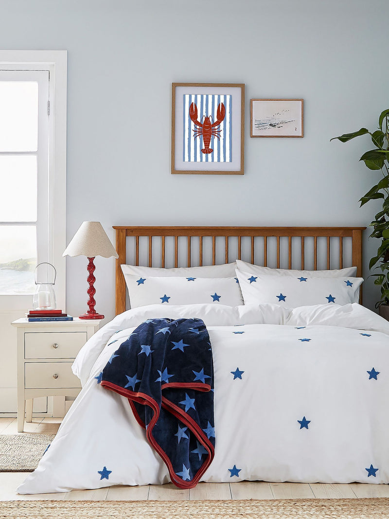 Helena Springfield fleece throw star pattern 140x180cm (British brand)