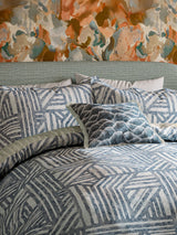 Next Harlequin Sapphire Zuni Cushion 45x45 cm- Buy online at McGrocer