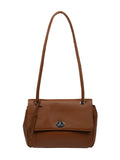 Pure Luxuries Tan Elka leather evening bag - British product