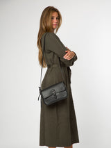 Next Pure Luxuries London Black Francesca Leather Cross-Body Bag- Buy online at McGrocer