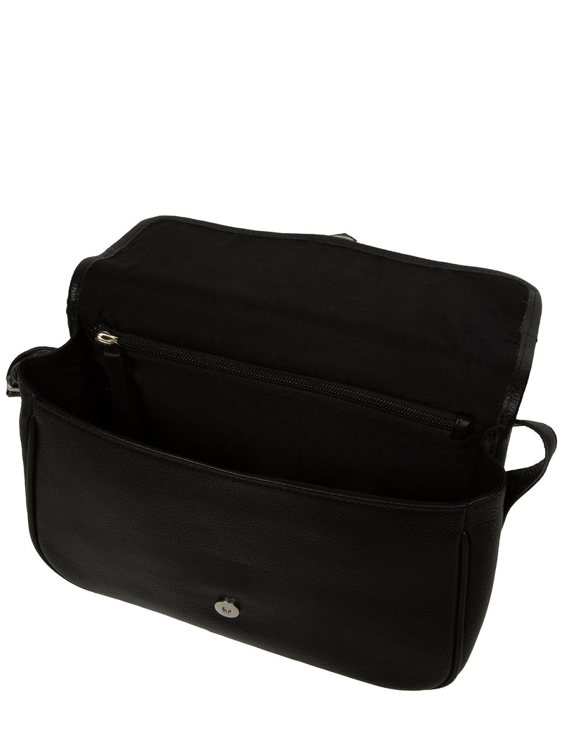 Pure Luxuries London cross-body bag Black Francesca - British product