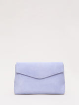 Next Phase Eight Purple Suede Clutch Bag- Buy online at McGrocer