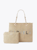 Carvela Brown Sorrento Bead Tote Bag (British brand)