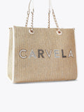 Carvela Brown Sorrento Bead Tote Bag (British brand)