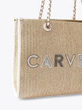 Carvela Brown Sorrento Bead Tote Bag (British brand)
