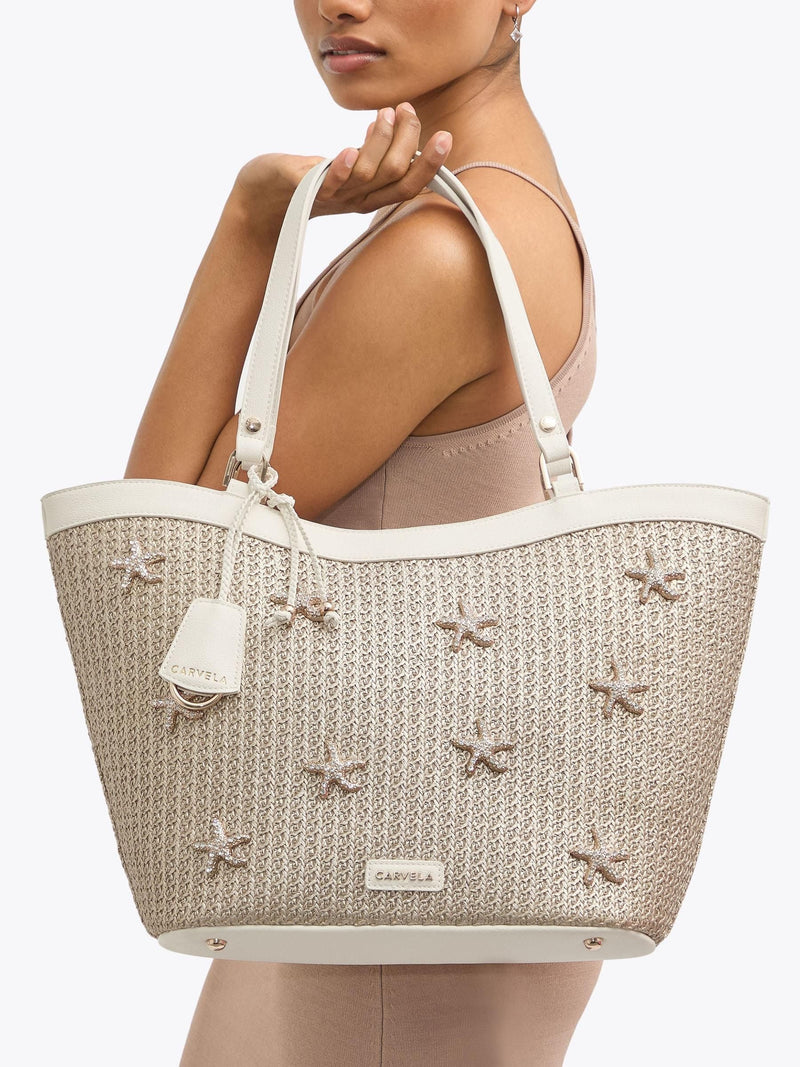 Carvela Gold Marina Starfish Tote Bag (British brand)