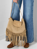 Joe Browns boho suede tassel handbag, UK version