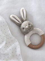 Next The White Company Pink Bonnie Bunny Baby Rattle- Buy online at McGrocer